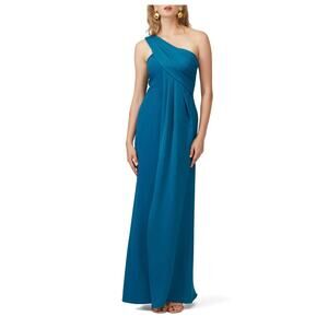 Rachel Zoe Teal Kareen Gown 10